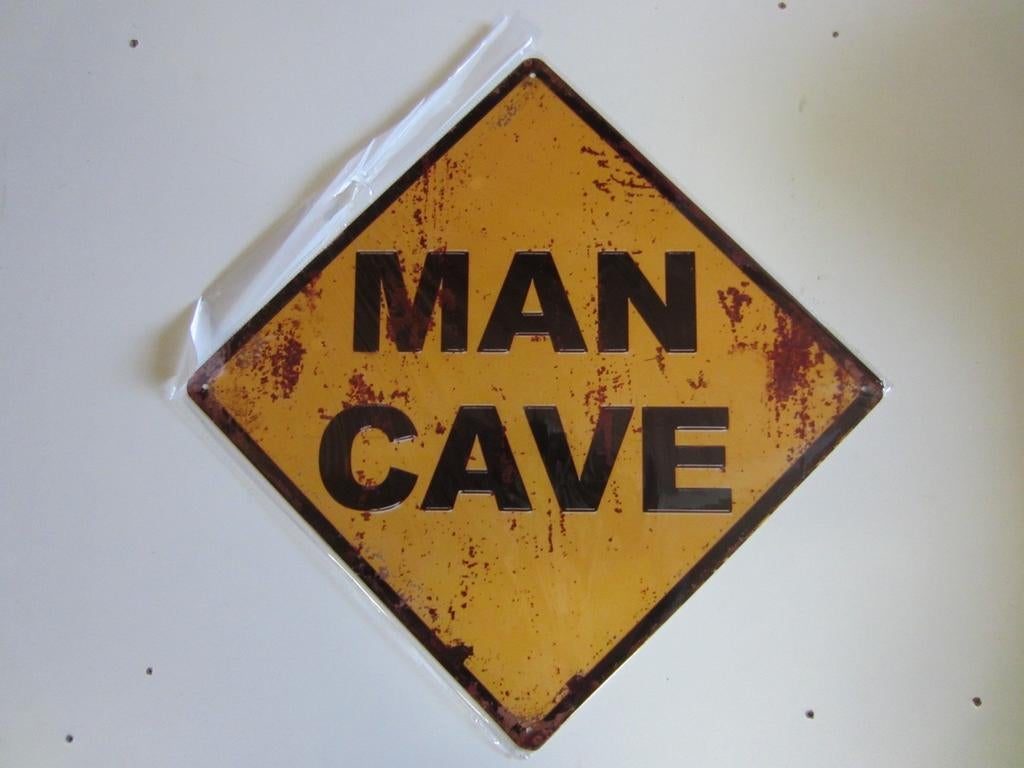 Diverse metalen wandborden " Man Cave", Ophalen of Verzenden, Nieuw