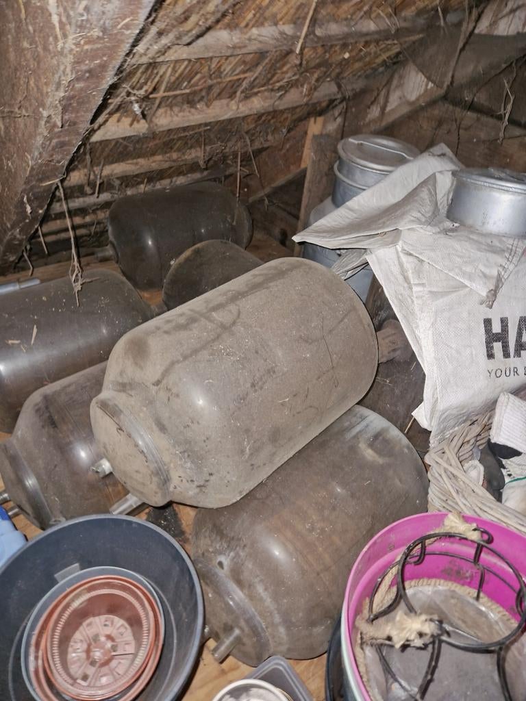 Melkglazen, Dieren en Toebehoren, Ophalen, Gebruikt