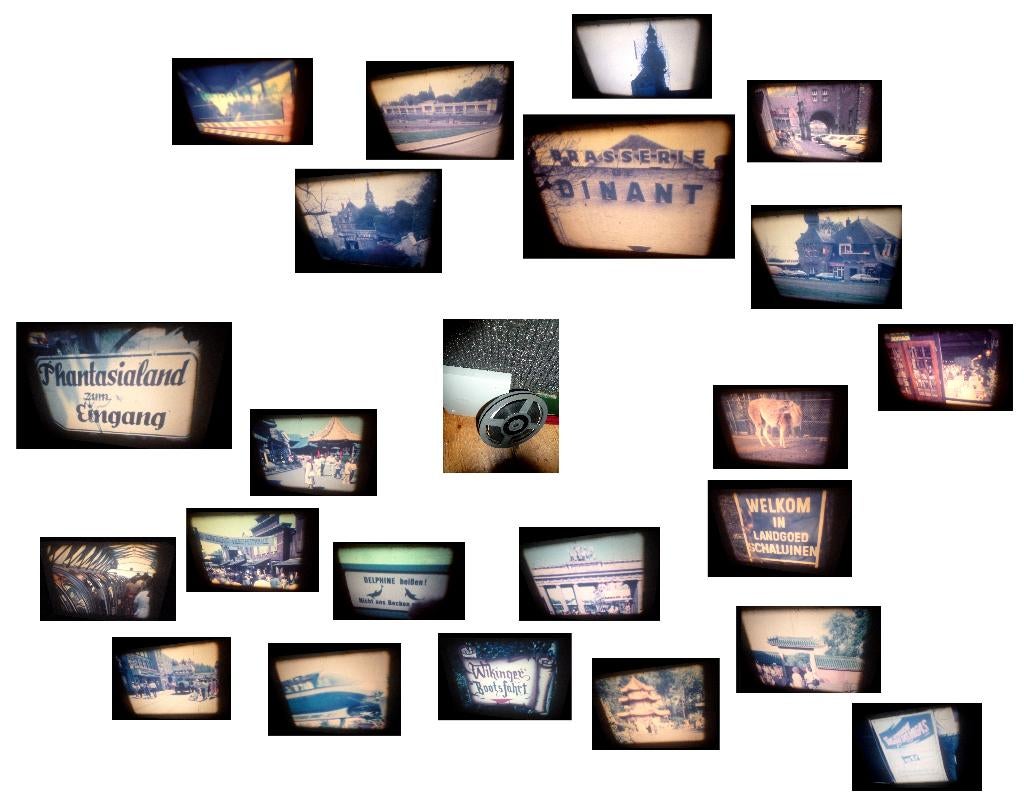 8mm film amateur opnamen - Dinant Phantasialand - + GELUID, Ophalen of Verzenden, 8mm film