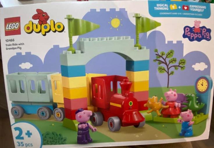 Lego duplo trein rit met opa big 10466, Ophalen, Nieuw