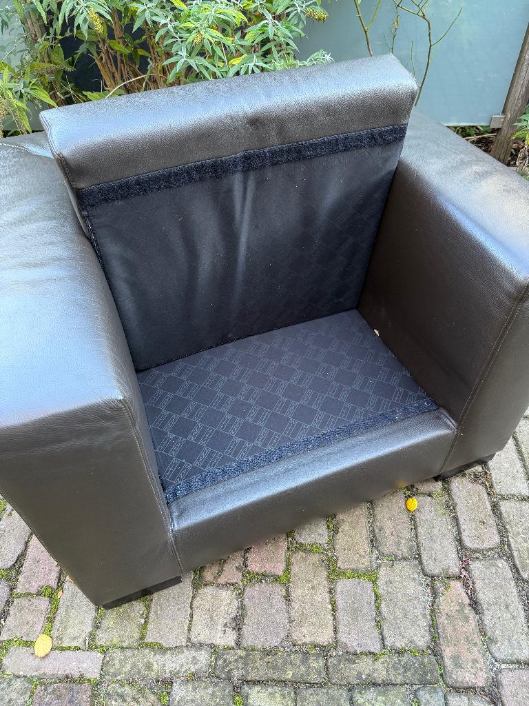 Wittmann Camin Blokfauteuil Josef Hoffmann topkwaliteit, Huis en Inrichting, Fauteuils, 75 tot 100 cm, Zo goed als nieuw, 75 tot 100 cm