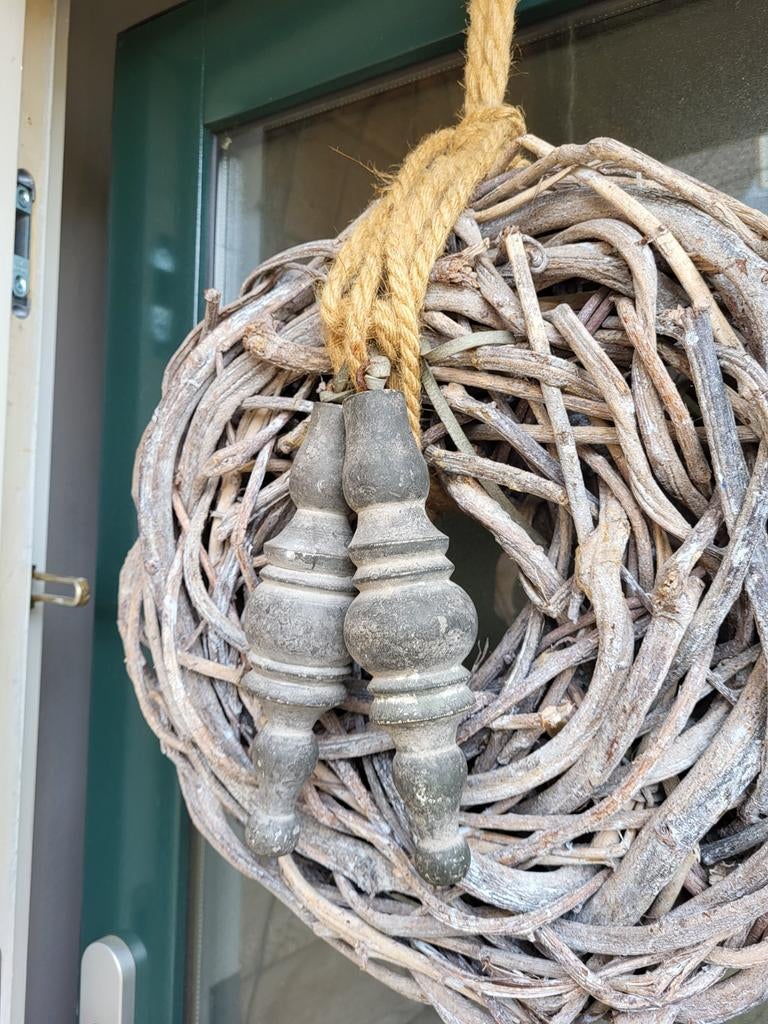 Sobere krans met klossen, Ophalen of Verzenden, Zo goed als nieuw