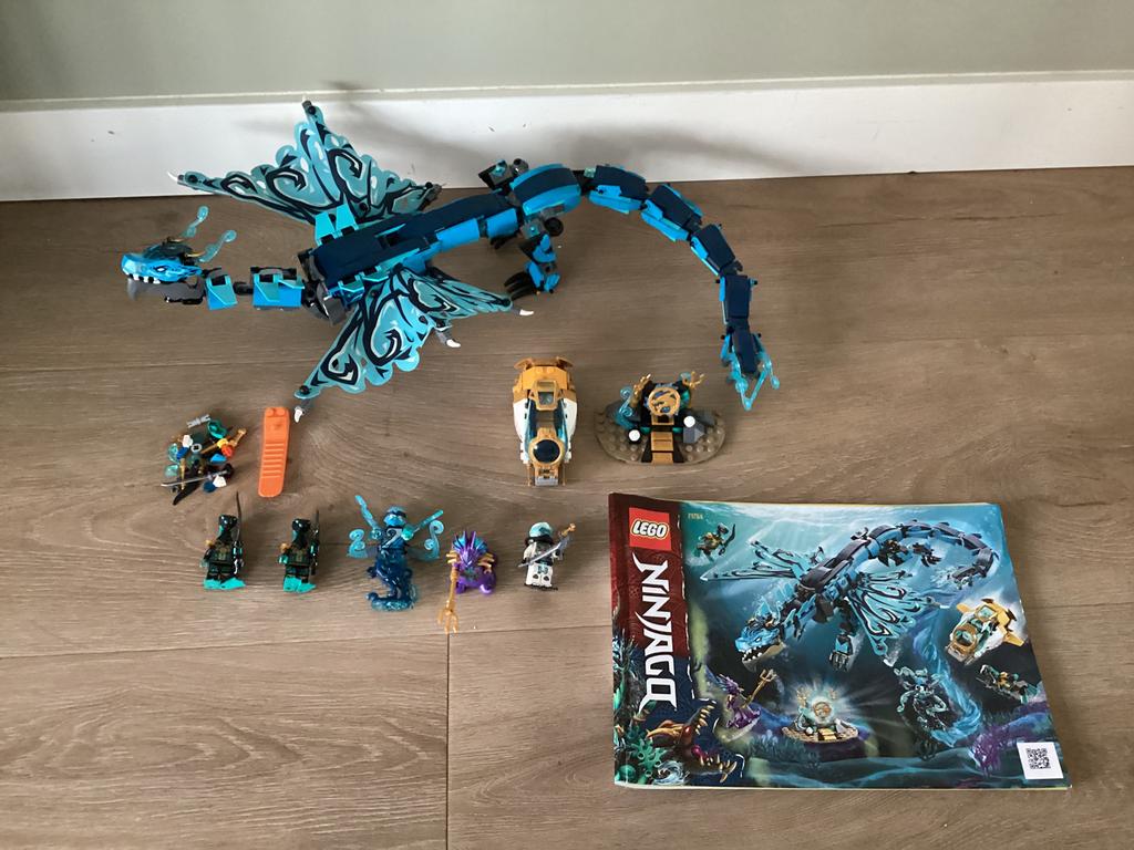 LEGO NINJAGO Waterdraak - 71754, Ophalen of Verzenden, Zo goed als nieuw, Complete set, Lego