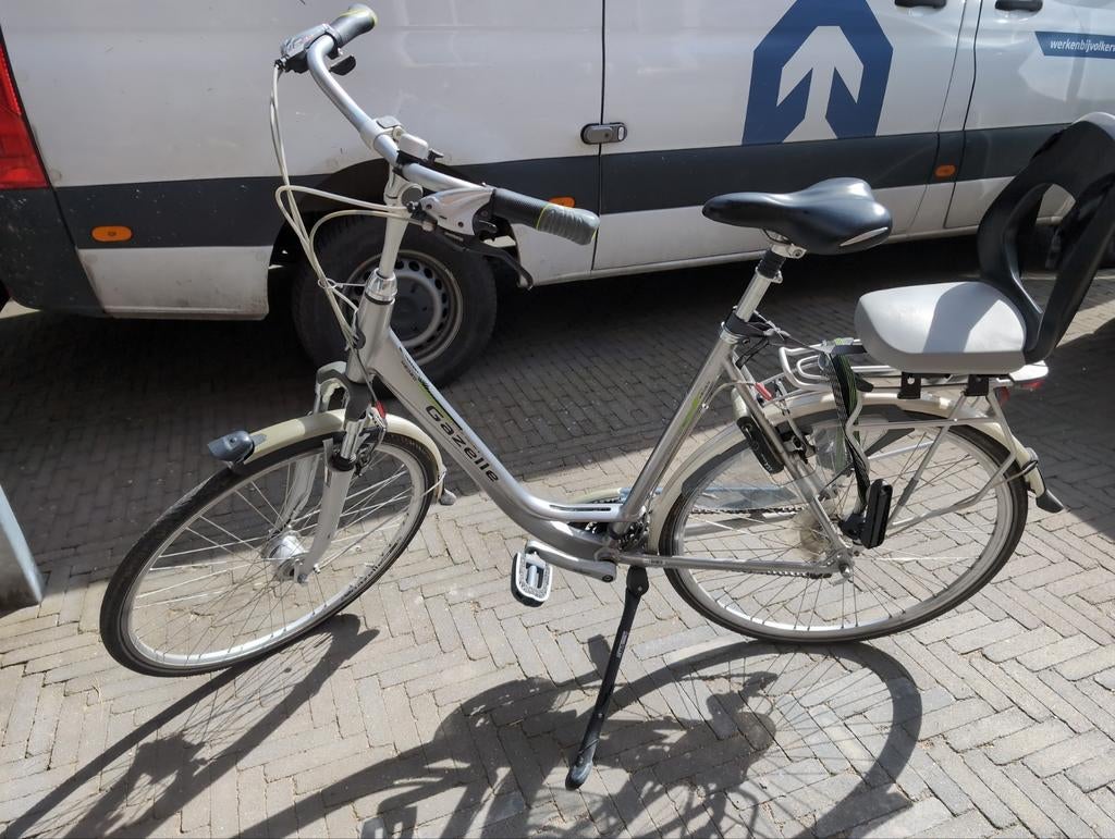 Zeer nette Gazelle fiets, Ophalen, Versnellingen, 56 cm of meer, Zo goed als nieuw