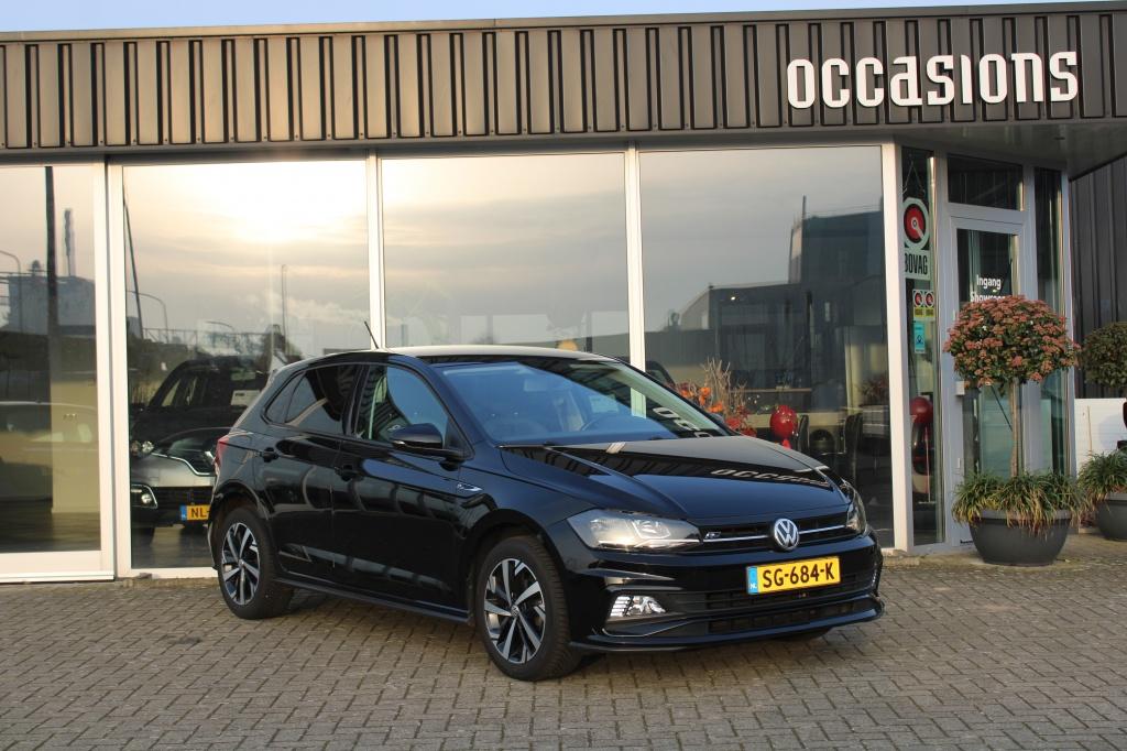Volkswagen Polo 1.0 TSI Highline (bj 2018), Auto's, Volkswagen, Voorwielaandrijving, 12 maanden, Euro 6, Zwart