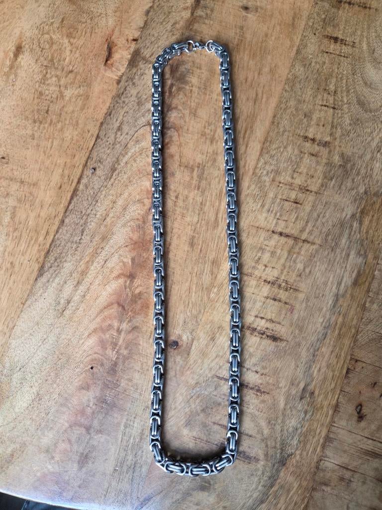Luxe RVS koningsketting 79cm – stoere heren ketting – nieuw, Sieraden, Tassen en Uiterlijk, Kettingen, Ophalen of Verzenden, Nieuw