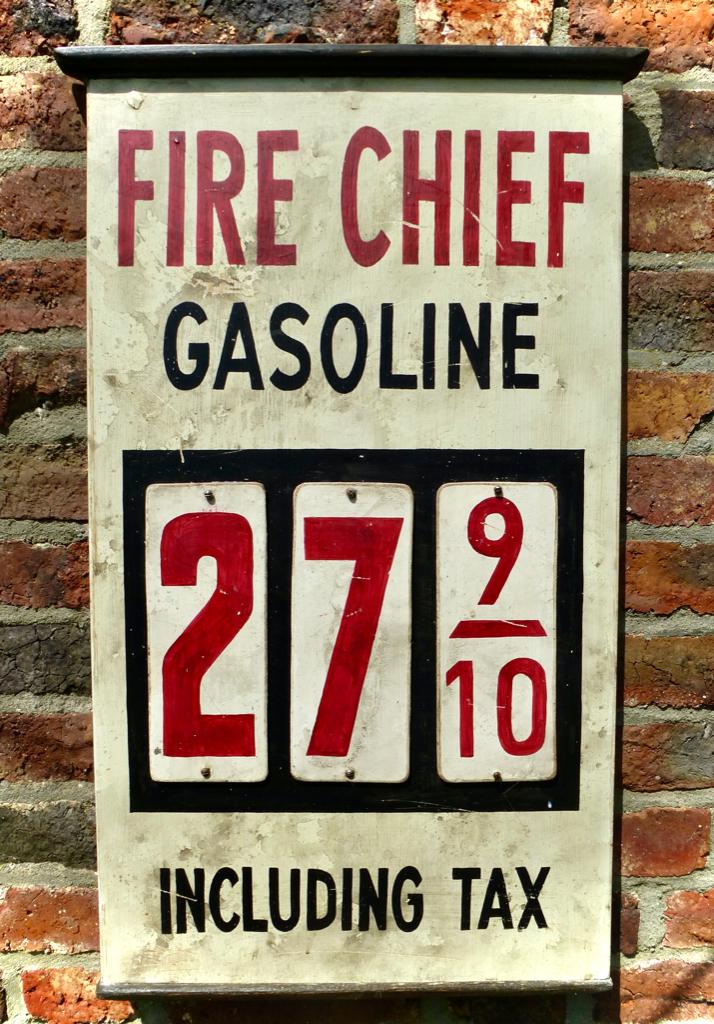 Handgeschilderd pomp station reclame bord / Texaco / Mancave, Verzamelen, Reclamebord, Zo goed als nieuw, DeKameraadschap, Dj.kammeraat@telfort.nl