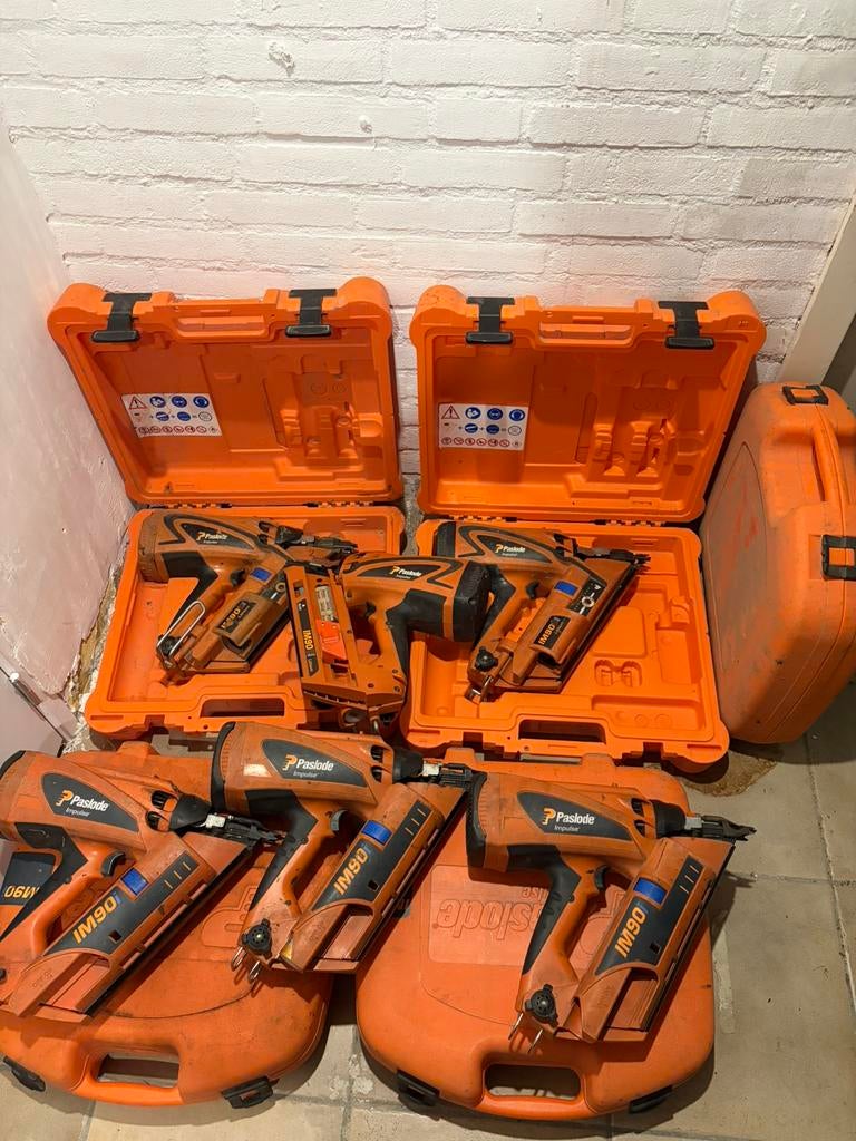 Paslode schiethamers 6 stuks uniek!, Ophalen, Zo goed als nieuw