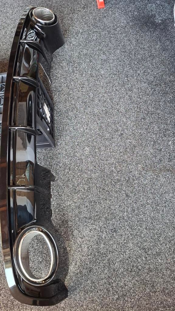 Audi A6 C7.5 RS6 Look Diffuser - Glanzend Zwart, Ophalen, Nieuw, Audi, Bumper