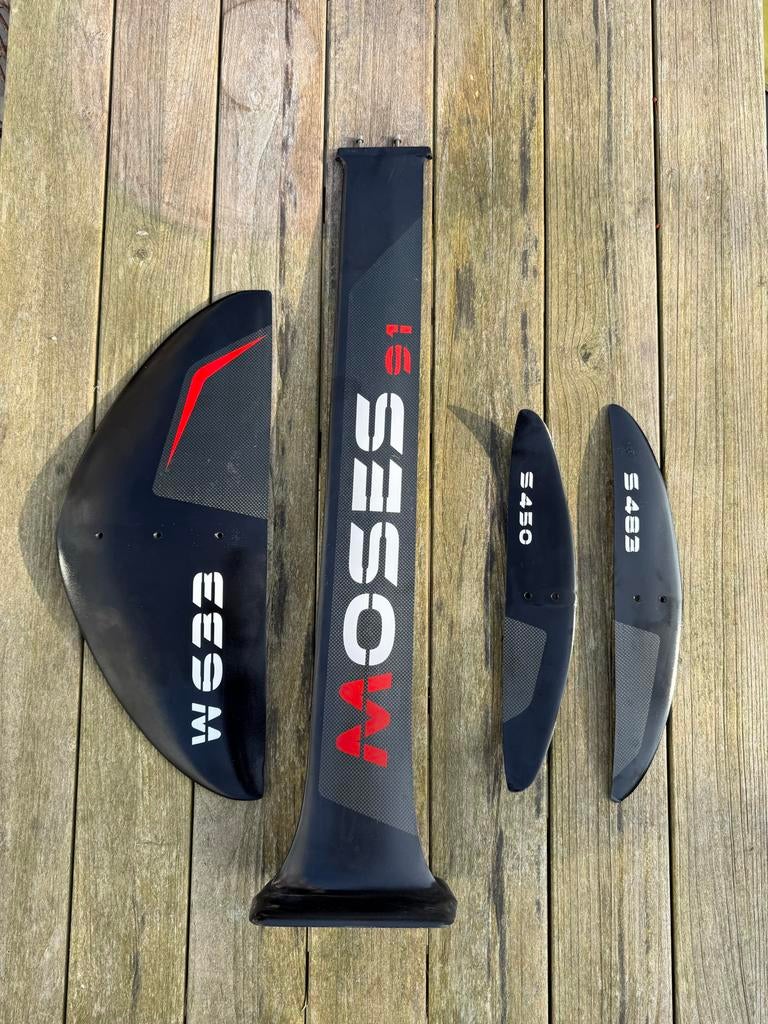 Kite foilen, Moses carbon mast 91cm,  W633, S483 en S450, Watersport en Boten, Kitesurfen, Foil, Ophalen of Verzenden