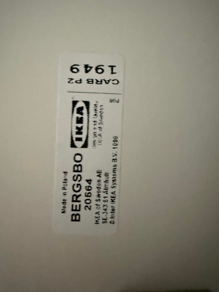 Twee IKEA Bergsbo kastdeuren met leren handgrepen, Ophalen, Gebruikt