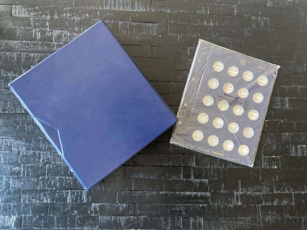 Muntenset Leuchtturm Vista Album met cassete en muntbladen, Ophalen of Verzenden, Verzamelmap