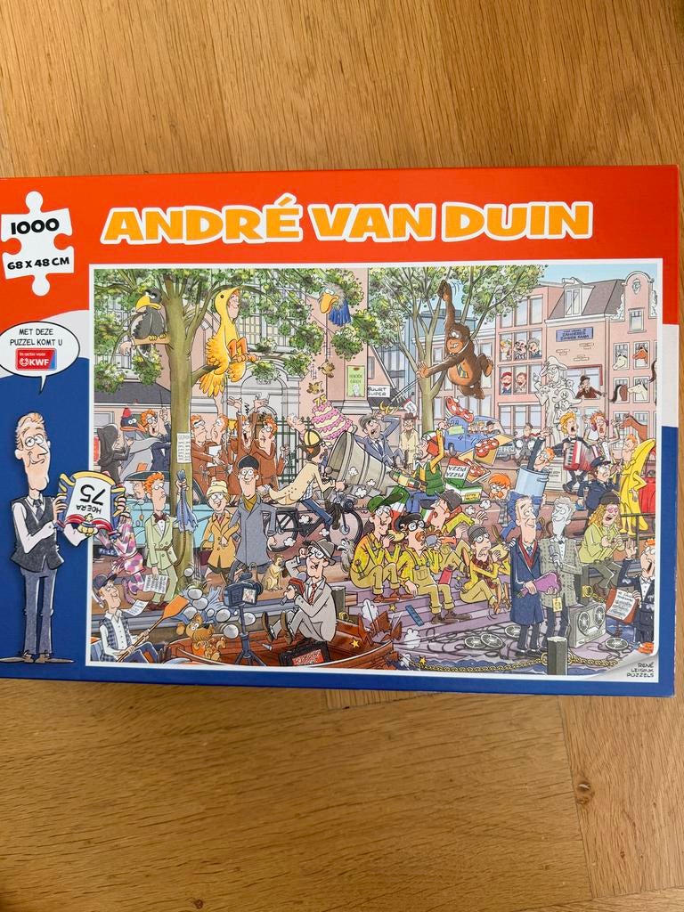 André van Duin puzzel 1000 stukjes, Ophalen of Verzenden, 500 t/m 1500 stukjes, Zo goed als nieuw, Legpuzzel