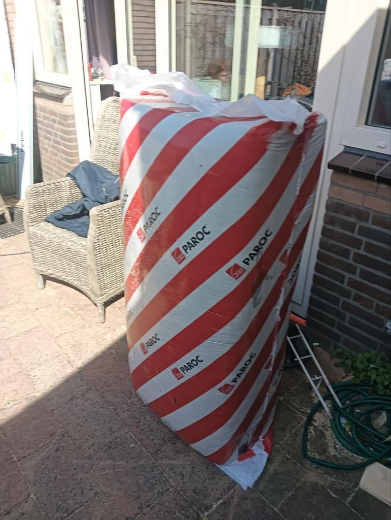 Ongebruikt glaswol isolatie, Doe-het-zelf en Verbouw, Isolatie en Afdichting, Ophalen