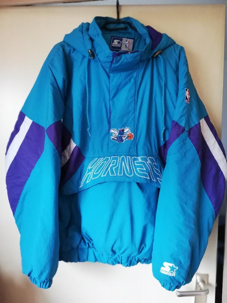 Charlotte Hornets vintage Starter jacket, Overige kleuren, Maat 56/58 (XL), Ophalen of Verzenden, Zo goed als nieuw