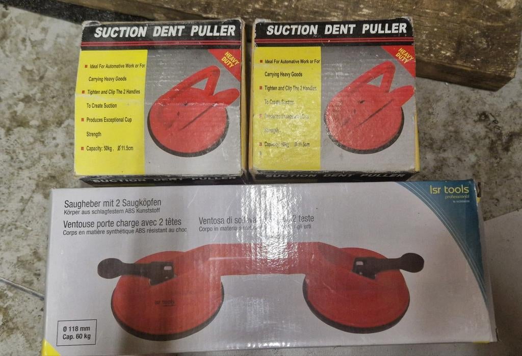 Zuignappen • Rood • 1 grote en 2 losse, Ophalen of Verzenden