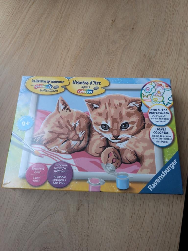 Schilderen op nummer katjes - Ravensburger, Ophalen of Verzenden, Nieuw, Schilderen op nummer