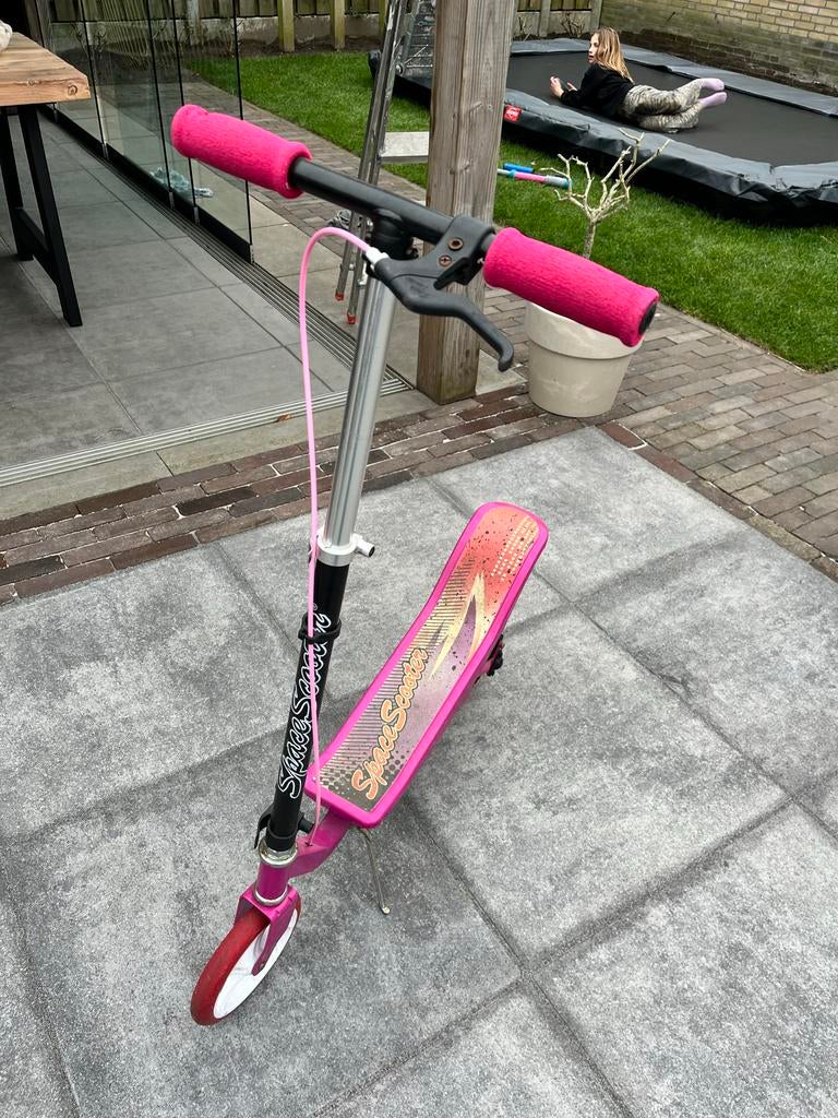 Space scooter roze, Ophalen, Gebruikt, Gewone step