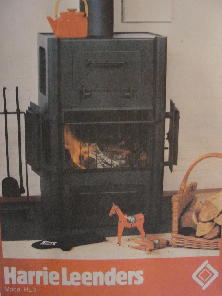 Harrie Leenders houtkachel 17 kw !!!, Huis en Inrichting, Kachels, Ophalen, Houtkachel, Zo goed als nieuw, Vrijstaand