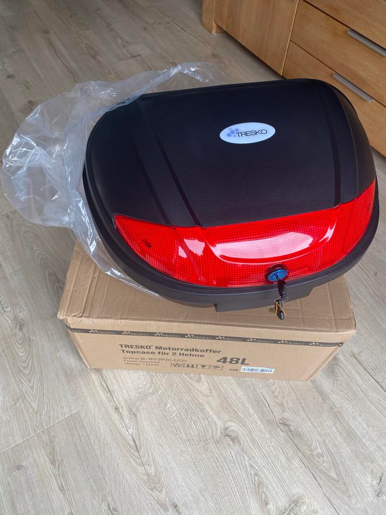 Nieuwe Scooter Helm Koffer - 48L Topkoffer, Ophalen of Verzenden, Nieuw, Overige typen, Overige merken