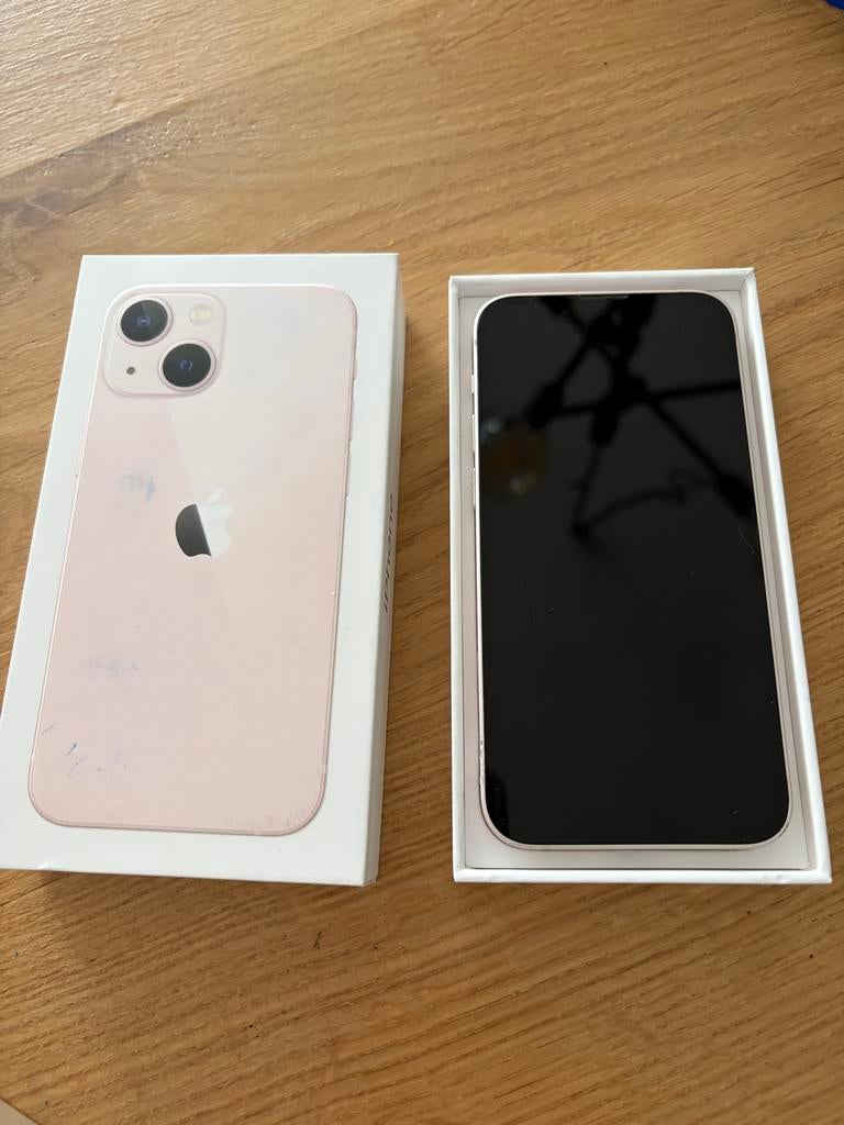 iPhone 13 mini roze 128GB, Ophalen, Zonder abonnement, IPhone 13 mini, 128 GB