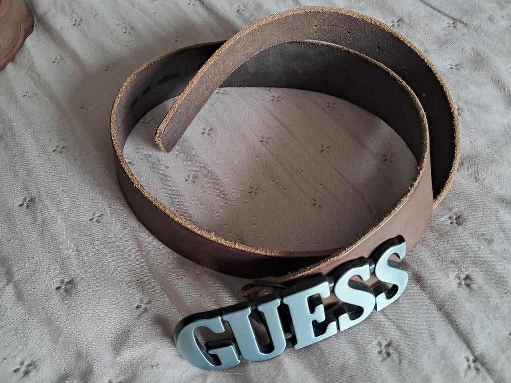 Guess riem ( nieuw), Guess, Zwart, Ophalen of Verzenden, 90 tot 100 cm