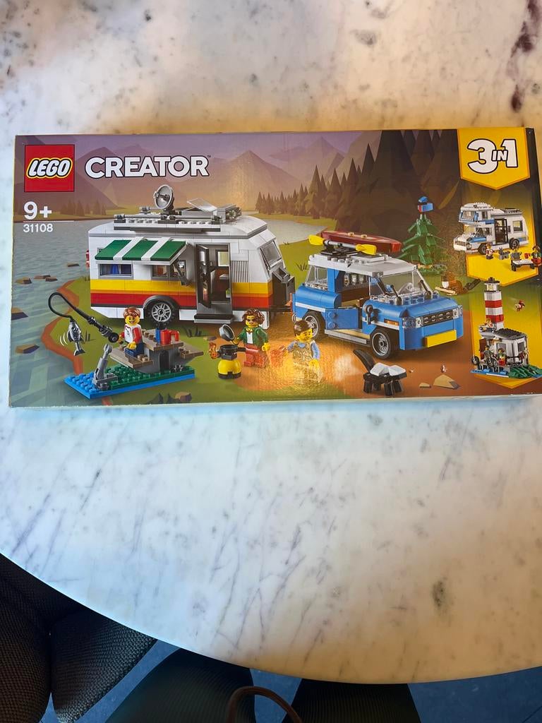 Lego Creator 3in1 31108 Caravan Kampeerwagen Avontuur, Ophalen of Verzenden, Gebruikt, Complete set, Lego