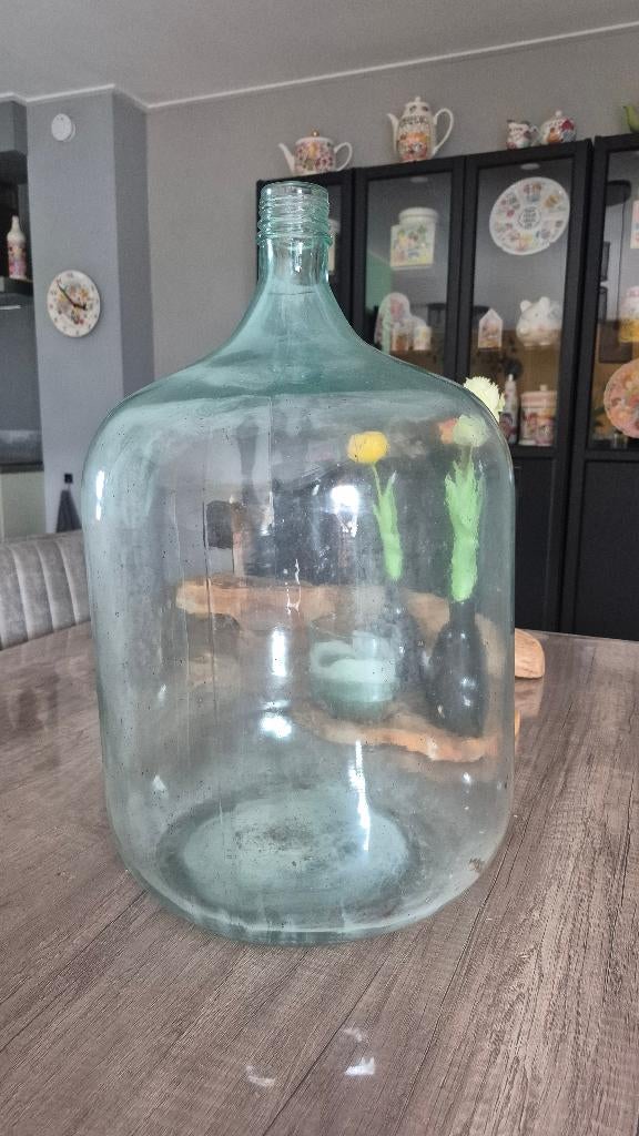 Grote  gistfles (52 cm), Ophalen, Overige kleuren, 50 tot 75 cm, Glas