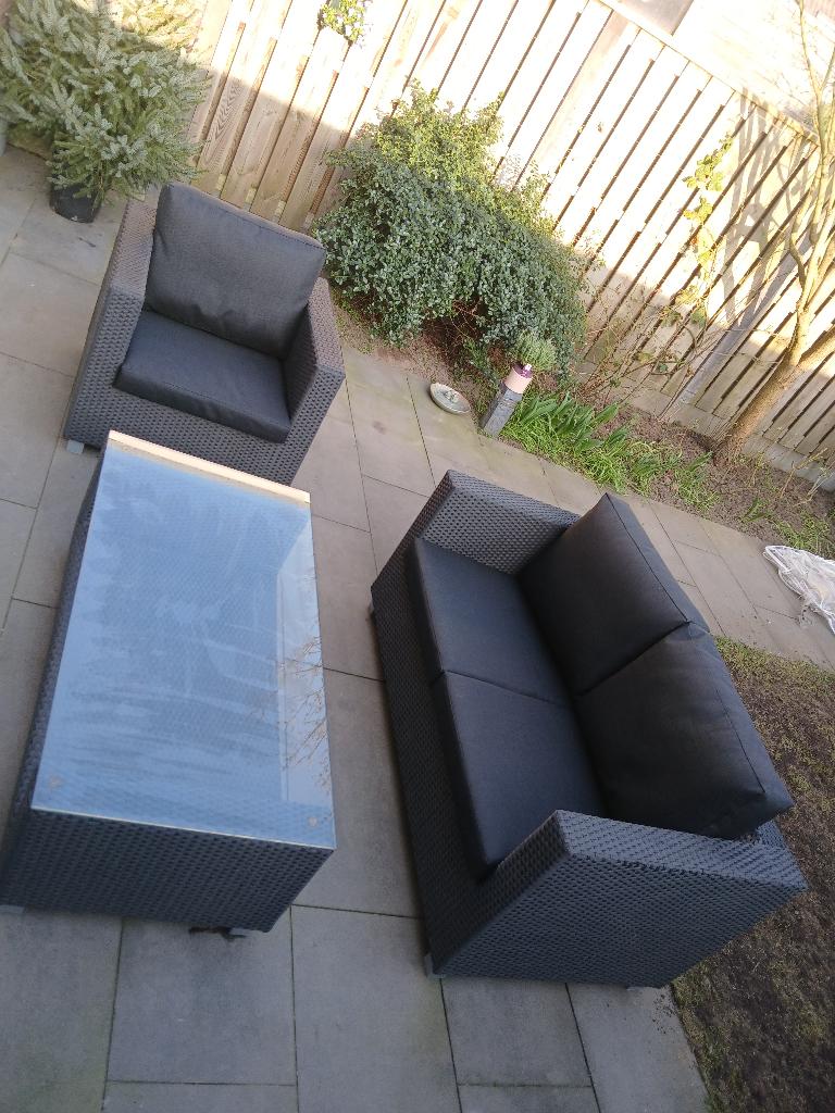 lifestyle garden furniture balkonset, Ophalen, Overige materialen, 3 zitplaatsen, Loungeset