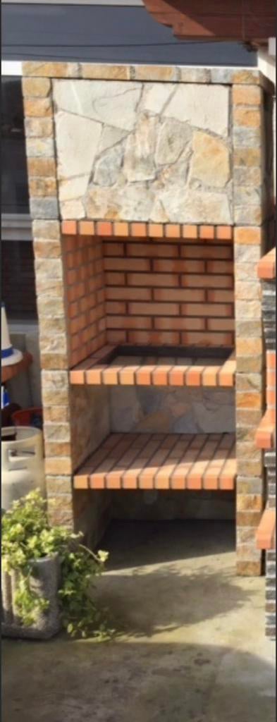 Luxe Design Tuinhaard & BBQ – Moderne Natuursteen-Look, Tuin en Terras, Ophalen, Nieuw