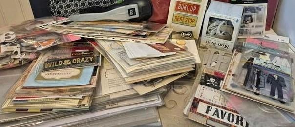 Scrapbook benodigdheden, Ophalen of Verzenden, Zo goed als nieuw, Versiering of Embellishment, Overige merken