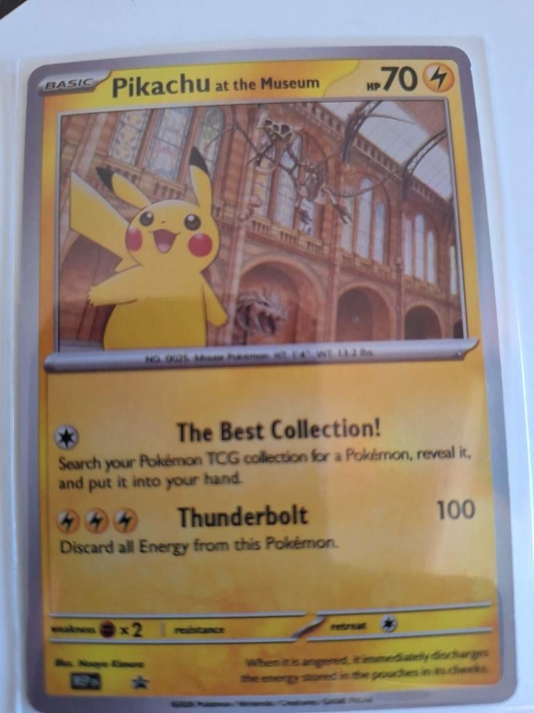 PIKACHU at the MUSEUM of 3x pikachu 30 jaar, Ophalen of Verzenden, 1980 tot heden, Zo goed als nieuw, Overige onderwerpen