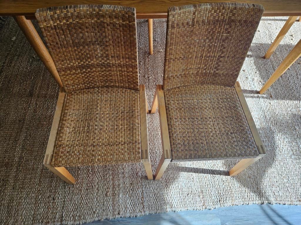 Vintage IKEA BROR stolen (4 stuks), Ophalen, Gebruikt, Bruin, Vintage