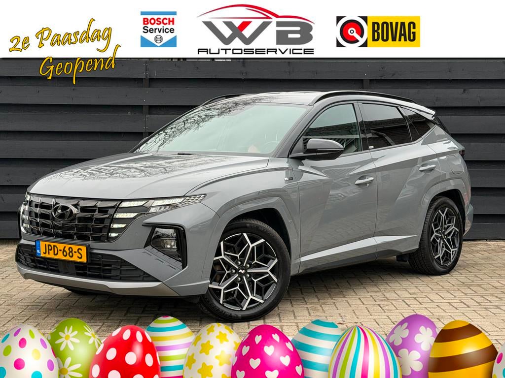 Hyundai Tucson 1.6 T-GDI PHEV N Line 4WDI Carplay I Camera, Automaat, 1350 kg, Gebruikt, Zwart