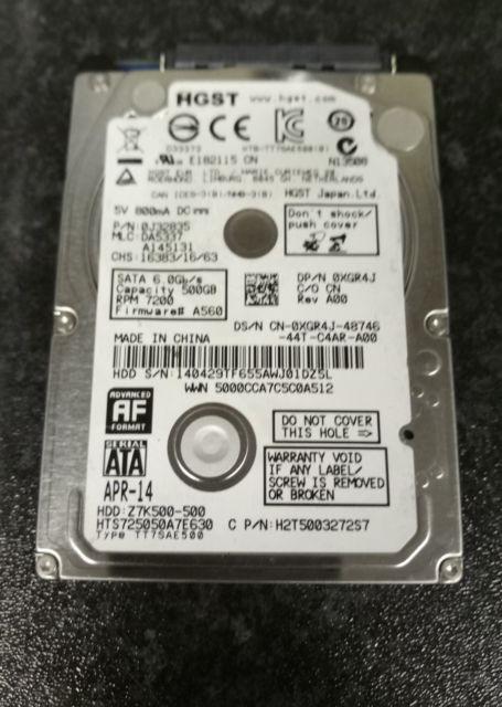 18 X Hitachi Z7K500-500 - 500GB SATA3 2,5"  7-4, Computers en Software, Harde schijven, Intern, Gebruikt, 500gb, Ophalen of Verzenden