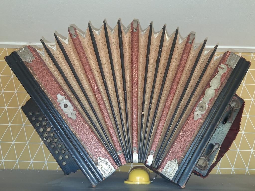 Antieke Accordeon, Overige merken, Gebruikt, Overige formaten, Toetsaccordeon