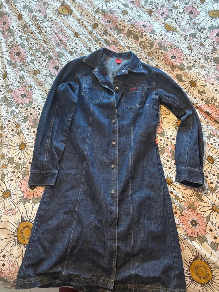 Esprit spijkerjurk, Blauw, Ophalen of Verzenden, Zo goed als nieuw, Knielengte