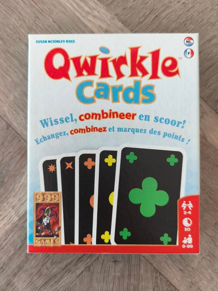 Nieuw - 999Games Qwirkle cards kaartspel, Verzenden, Nieuw, 9999 Games