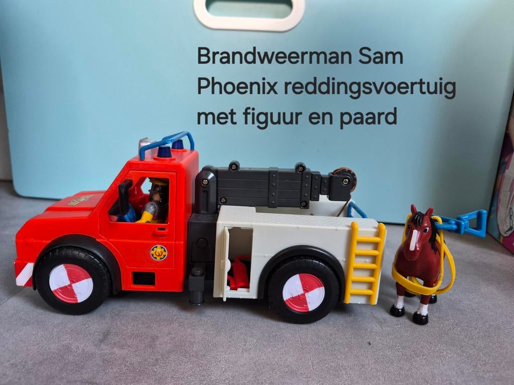 Brandweerman Sam Phoenix reddingsvoertuig, Ophalen of Verzenden, Gebruikt