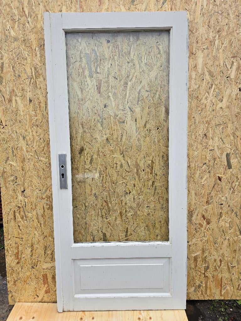 Zeven buitendeuren., Doe-het-zelf en Verbouw, Deuren en Horren, Ophalen, Gebruikt, 80 tot 100 cm, Buitendeur