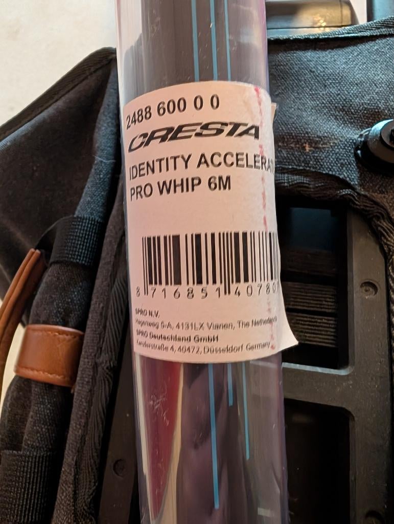 Cresta Identity Accelerate Whip 6.0 meter, Ophalen, Zo goed als nieuw, Vaste hengel