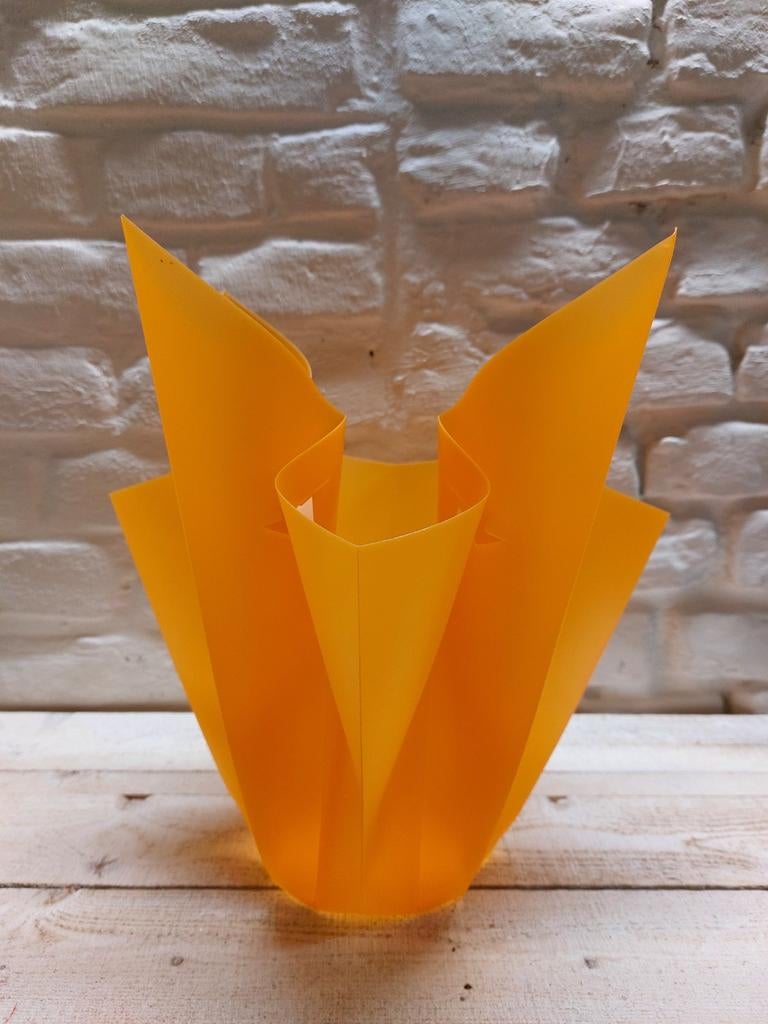 tulpenvaas - oranje, Kunststof, Verzenden, Oranje, Zo goed als nieuw