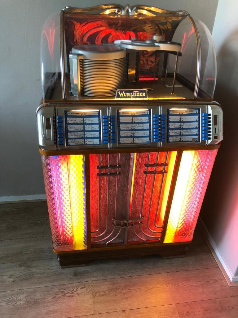 jukebox Wurlitzer, Ophalen, Gebruikt, 1950 tot 1960, Wurlitzer