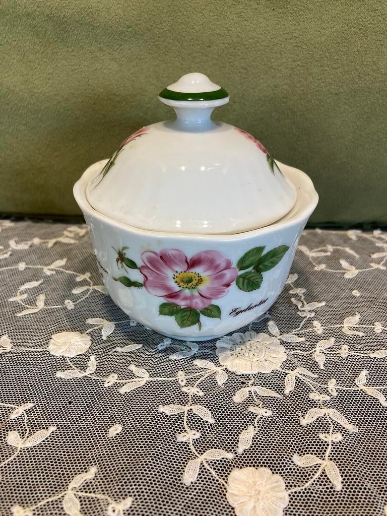 Suikerpotje Libelle (051023), Ophalen of Verzenden, Porselein, Overige stijlen, Overige typen