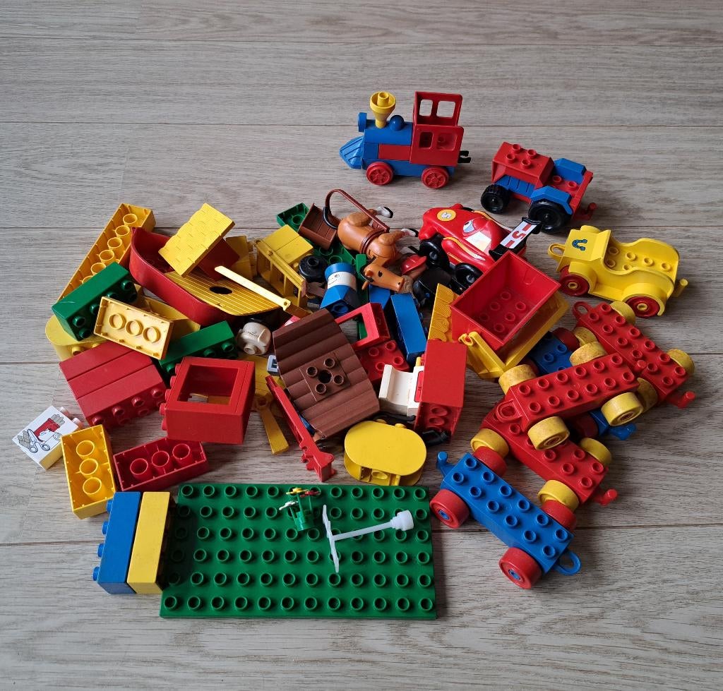 Partij met Lego Duplo, Verzenden, Zo goed als nieuw, Losse stenen, Duplo