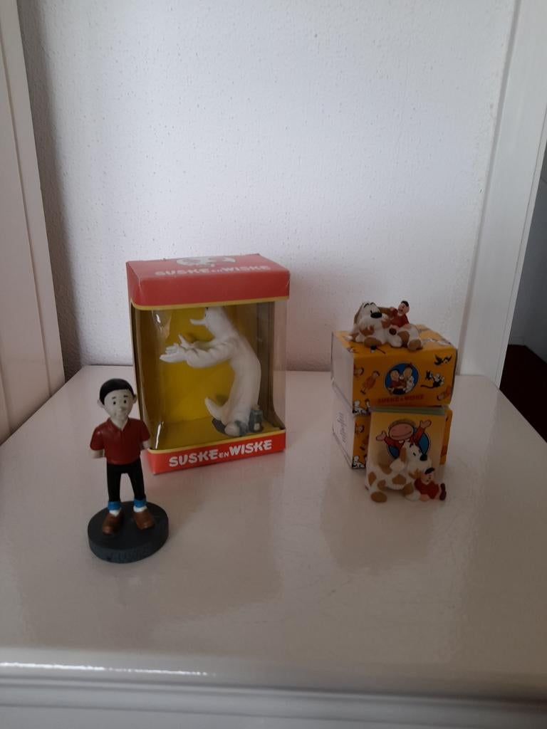 Suske en Wiske verzamelitems: beeldjes en meer, Verzamelen, Stripfiguren, Ophalen of Verzenden, Suske en Wiske, Gebruikt, Beeldje of Figuurtje