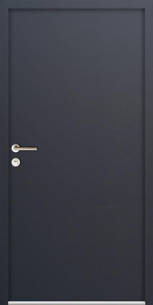 Deur staal volledig paneel b100 x h210 of b110 x h210 cm, Niet ingevuld, 80 tot 100 cm, Niet ingevuld, Nieuw