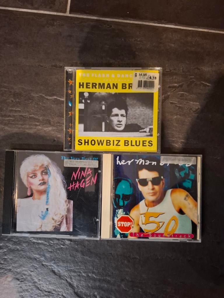 Verschillende cd's Herman Brood en Nina Hagen, Ophalen of Verzenden, 1980 tot 2000, Zo goed als nieuw