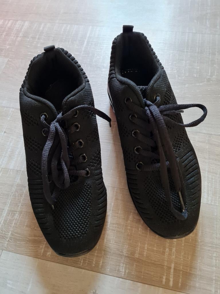 Zwarte Dansschoenen Maat 35, Ophalen of Verzenden, Zo goed als nieuw, Schoenen