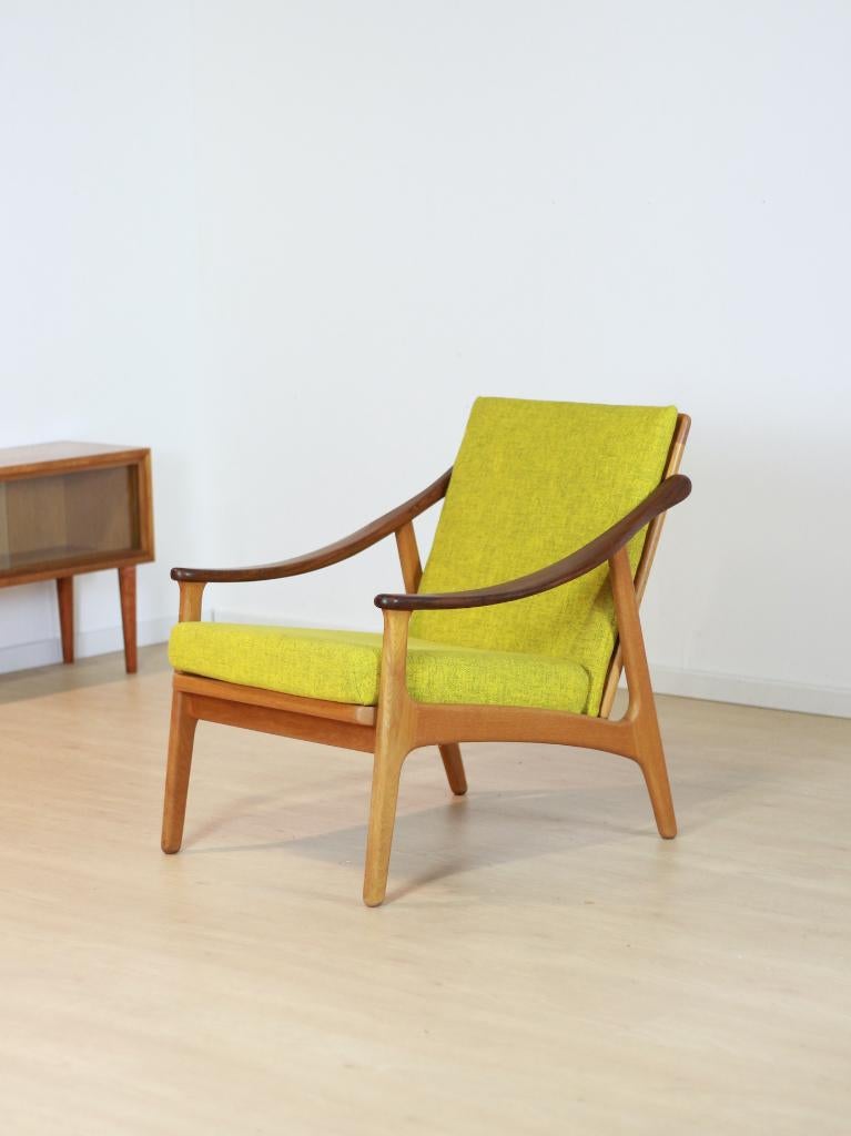 vintage fauteuil Zweeds Design, Ophalen, Gebruikt, Vintage, 75 tot 100 cm